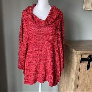 Catherine’s Red 3/4 Sleeves Knit Blouse